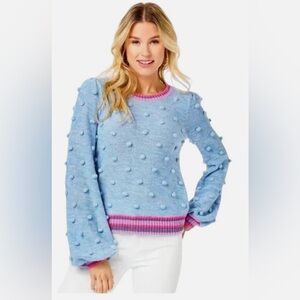 Lilly Pulitzer Verna sweater in Blue Peri Marl
